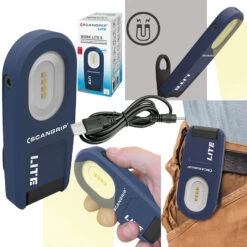 SCANGRIP WORK LITE S LED Akku Arbeitsleuchte Akkulampe Magnet Haken 03.5640