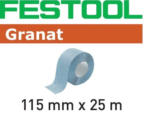 Festool Granat 115x25m Schleifrolle Handschleifmittel P40 - P240 1 Festool Granat 115x25m Schleifrolle Handschleifmittel P40 - P240