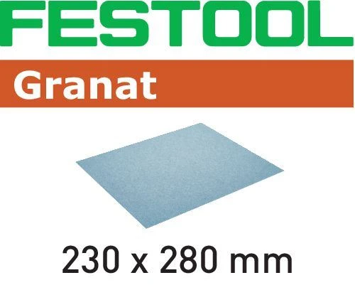 Festool Granat Schleifpapier 230x280 Handschleifmittel P40 - P400 1 Festool Granat Schleifpapier 230x280 Handschleifmittel P40 - P400